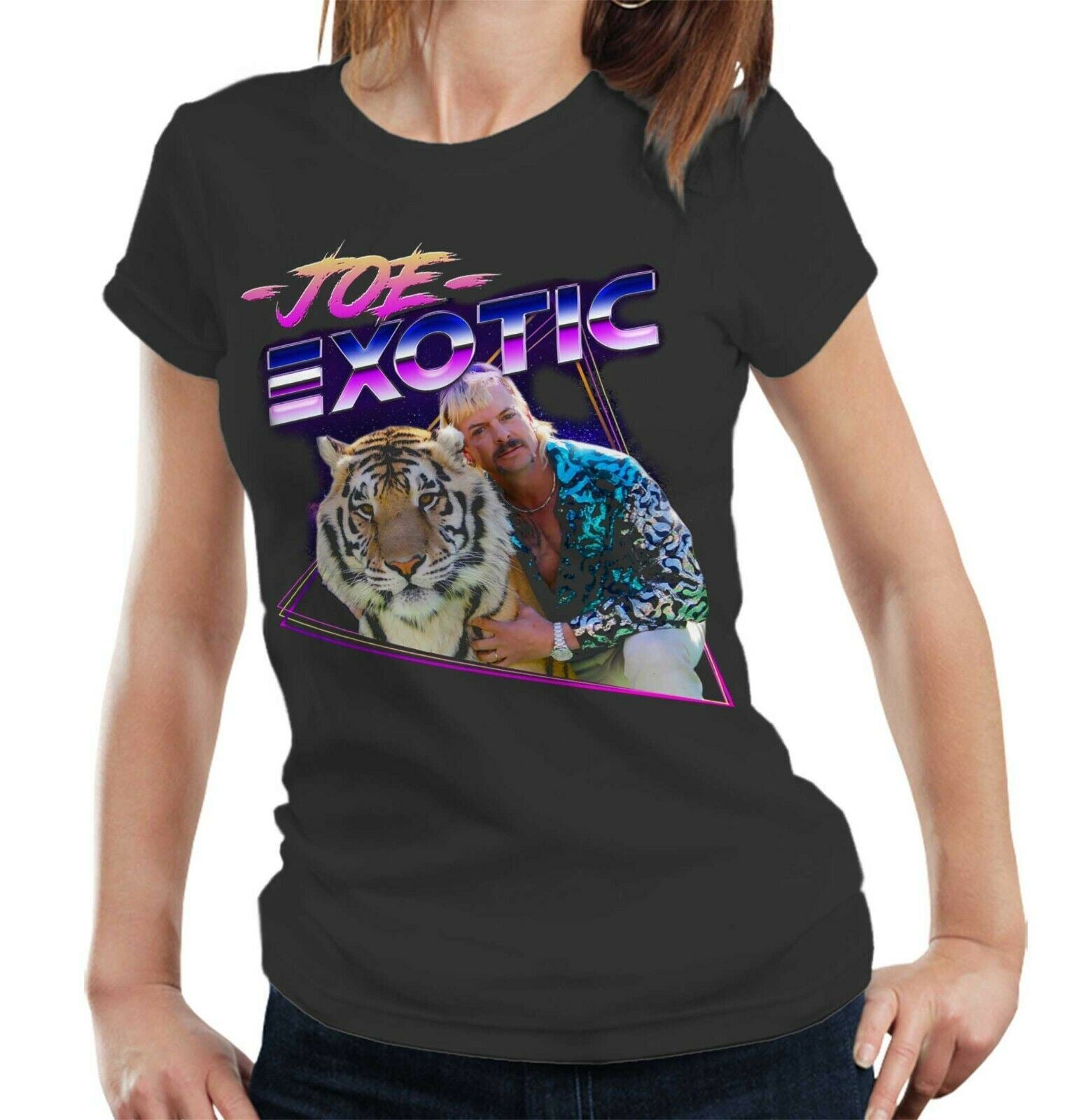 Joe Exotic Cosmos Tshirt Fitted Ladies