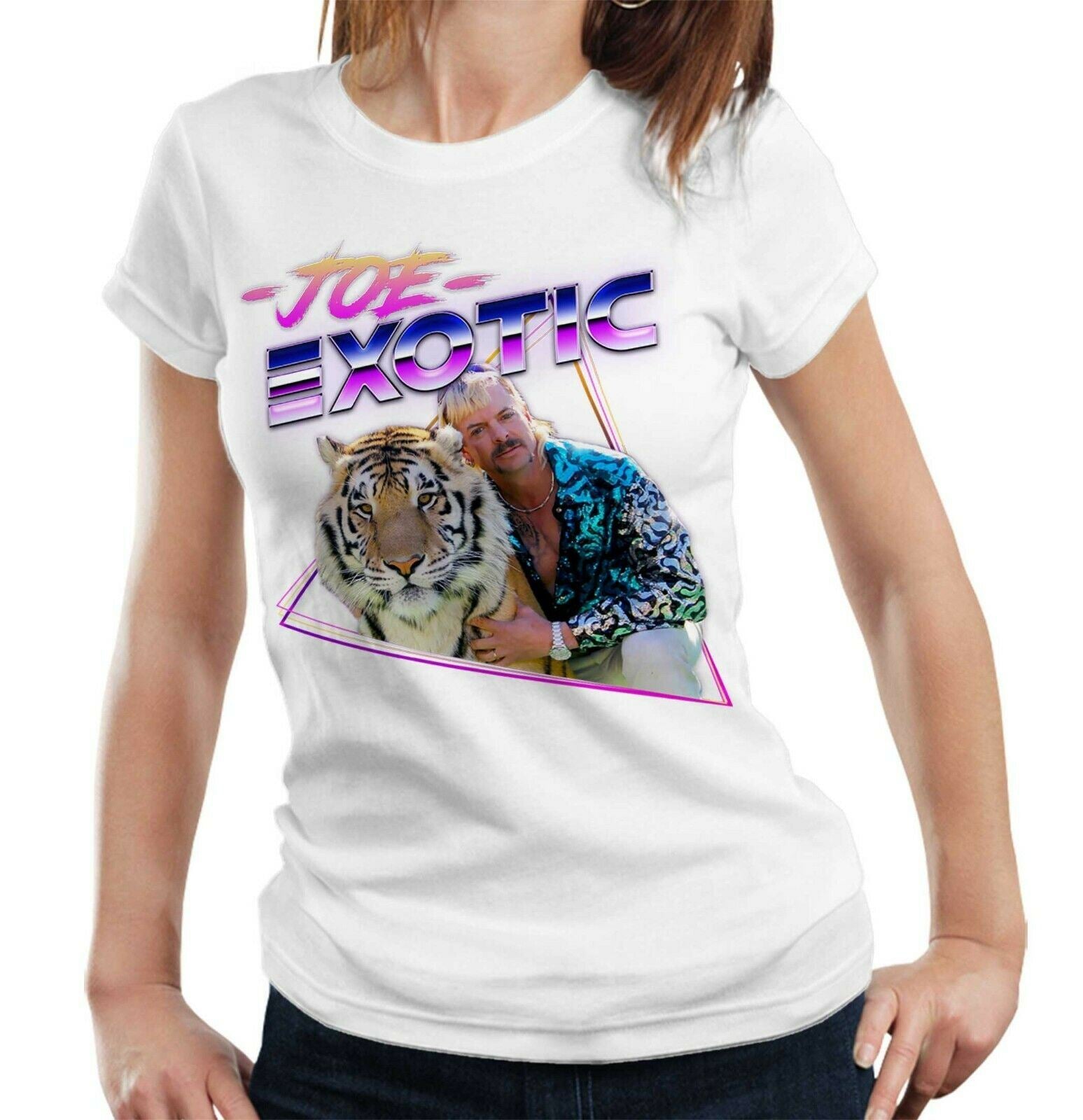 Joe Exotic Cosmos Tshirt Fitted Ladies