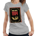 George Orwell 1984 Retro Tshirt Fitted Ladies