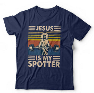 Jesus Is My Spotter Tshirt Unisex