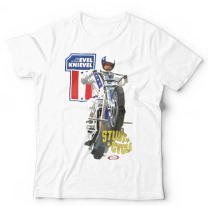 Evel Knievel Stunt Cycle Tshirt Unisex