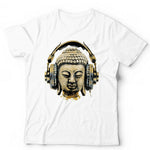 Buddha Headphones Tshirt Unisex