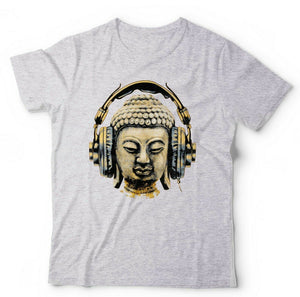 Buddha Headphones Tshirt Unisex