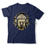 Buddha Headphones Tshirt Unisex