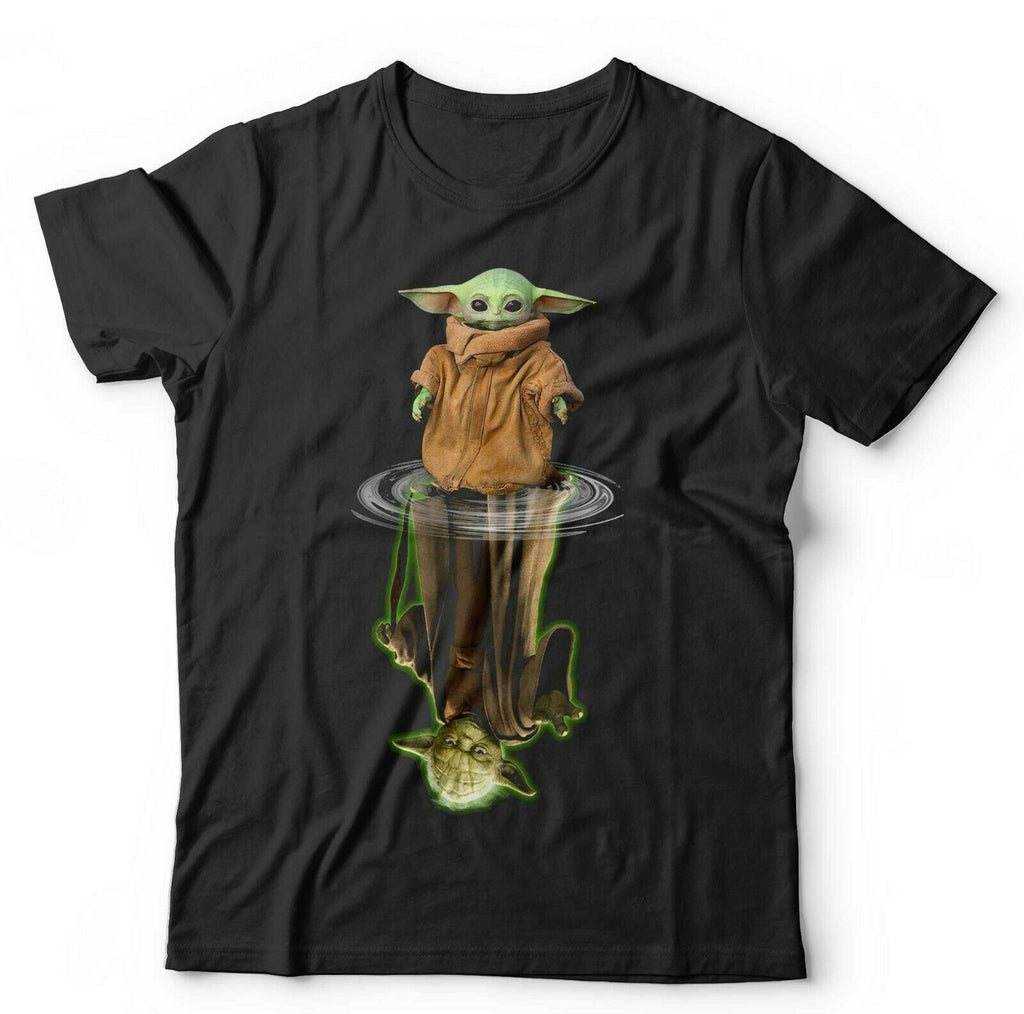 Yoda Mirror Reflection Tshirt Unisex & Kids