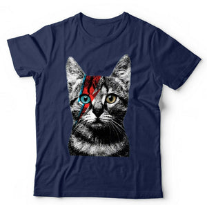 Bowie Cat Tshirt Unisex