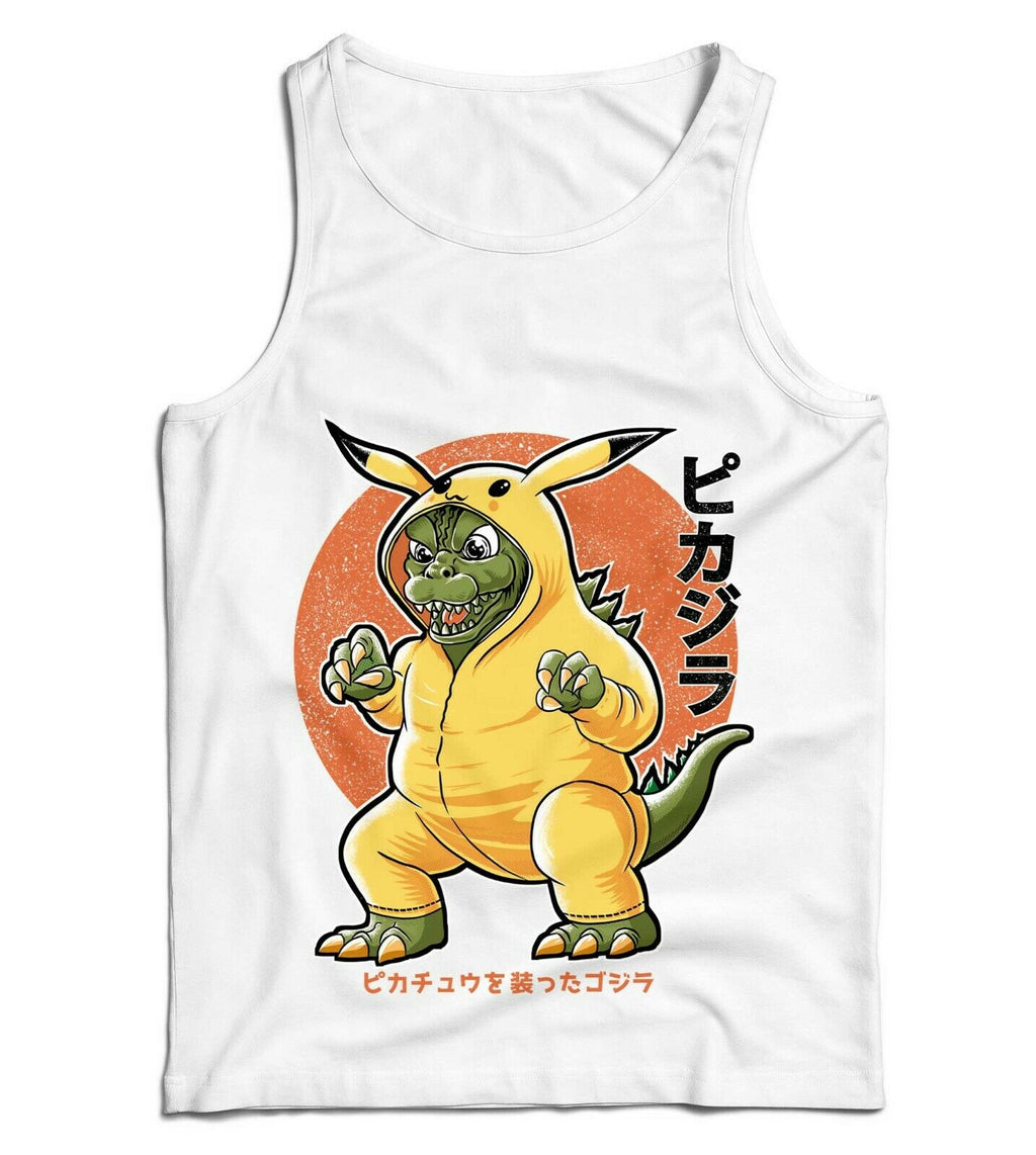 Pikazilla Ladies Vest Tank Top