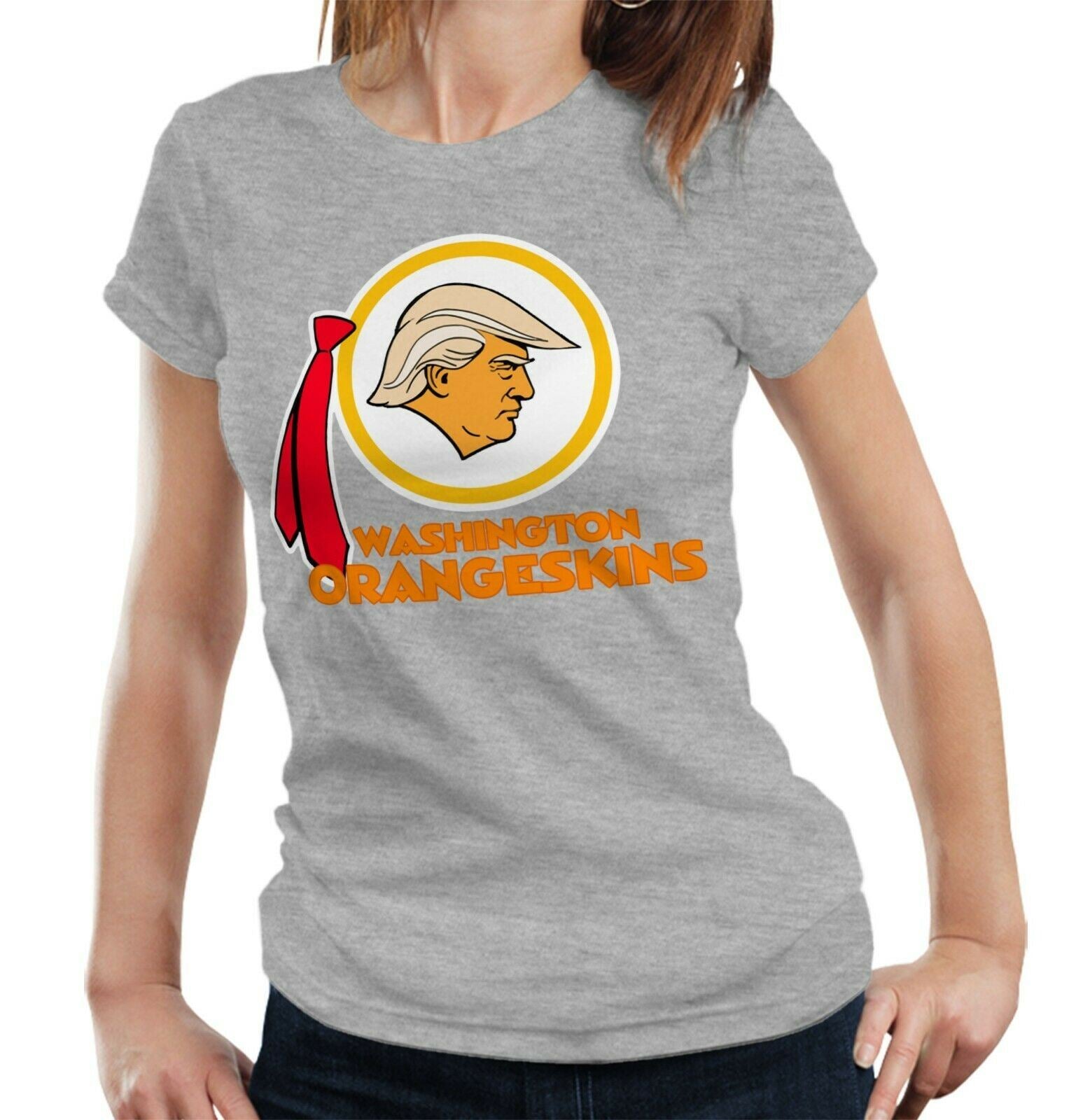 Washington Orangeskins Tshirt Fitted Ladies