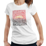 Toto Africa Lyric Tshirt Fitted Ladies