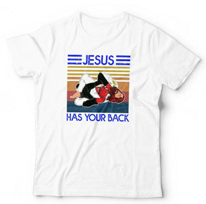 Jesus Has Your Back Tshirt Unisex & Kids