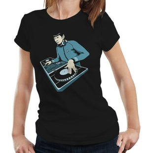 Spock DJ Tshirt Fitted Ladies