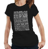 House Music Speech Tshirt Fitted Ladies