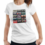 Hip Hop Mix Tapes Tshirt Fitted Ladies