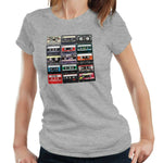 Hip Hop Mix Tapes Tshirt Fitted Ladies