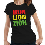 Iron Lion Zion Tshirt Fitted Ladies