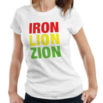 Iron Lion Zion Tshirt Fitted Ladies