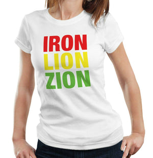 Iron Lion Zion Tshirt Fitted Ladies