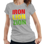 Iron Lion Zion Tshirt Fitted Ladies