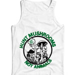 Hunt Mushrooms Not Animals Ladies Vest Tank Top