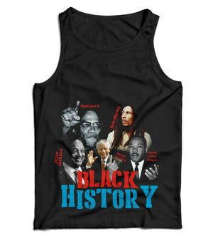 Black History Ladies Vest Tank Top