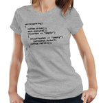 Coffee Programmer Tshirt Fitted Ladies