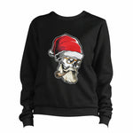 Hipster Santa Skull Sweatshirt