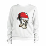 Hipster Santa Skull Sweatshirt