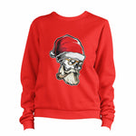 Hipster Santa Skull Sweatshirt