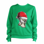 Hipster Santa Skull Sweatshirt