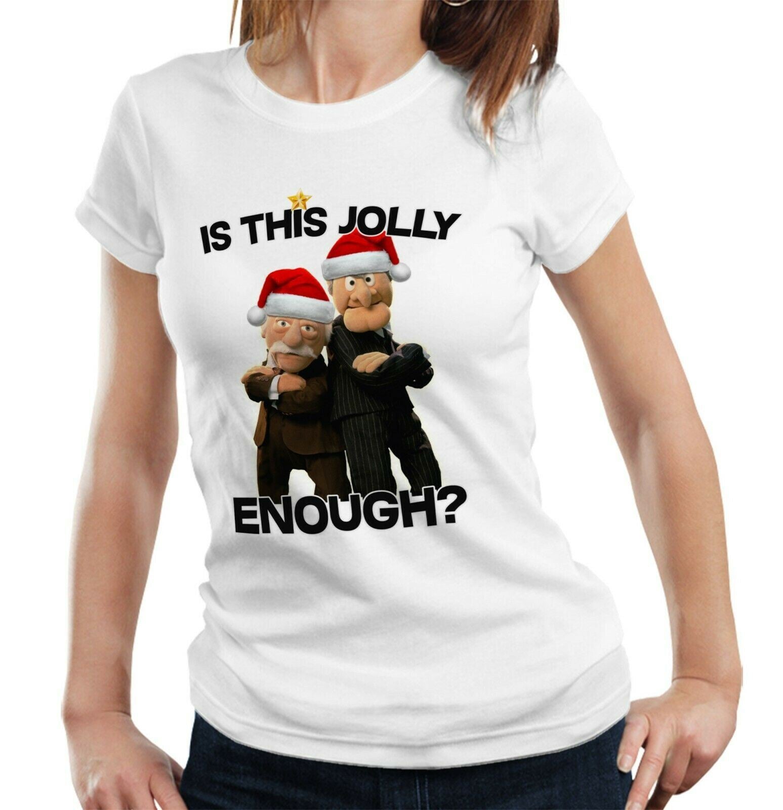 Is This Jolly Enough? 3 Tshirt Fitted Ladies