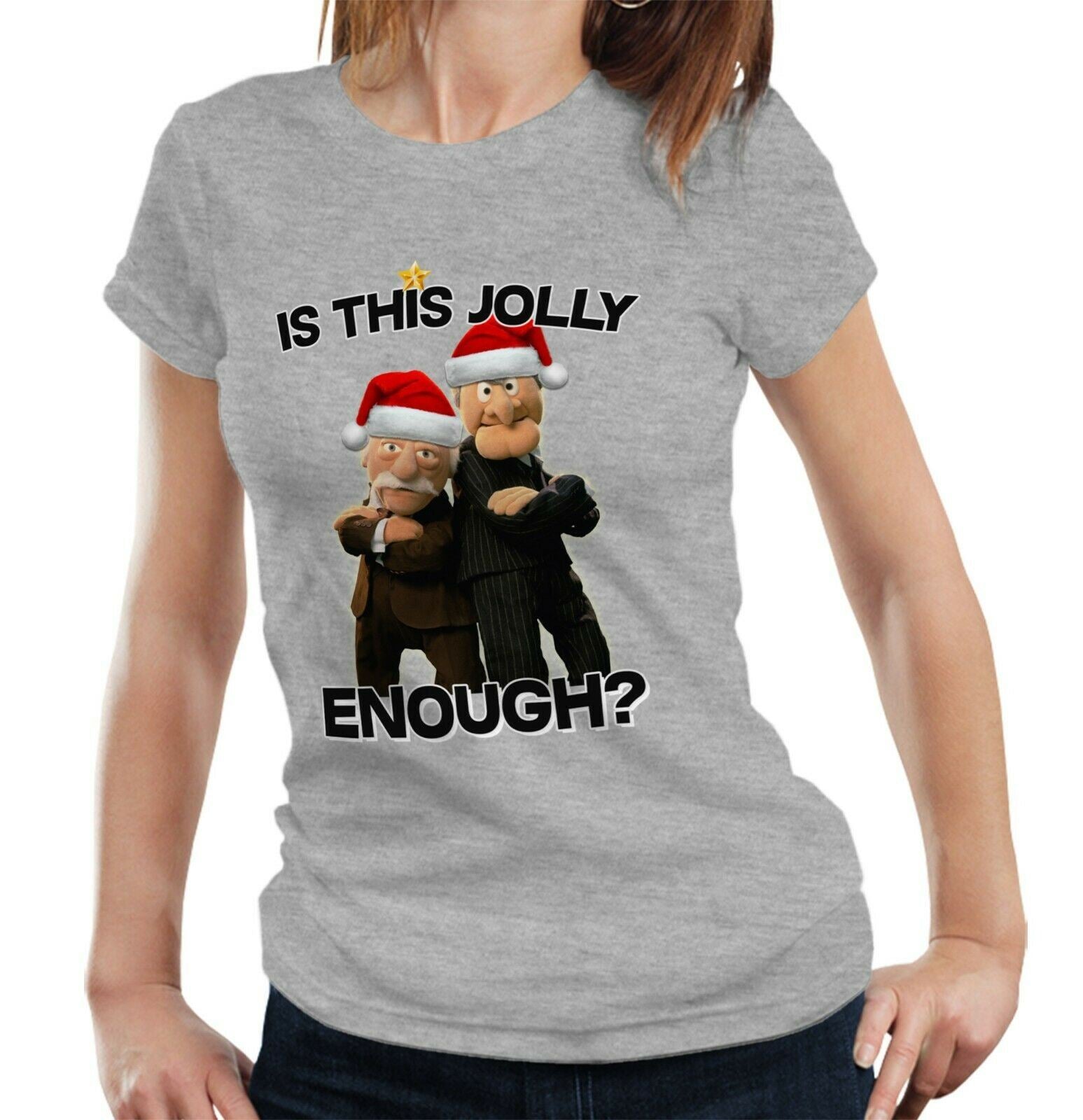 Is This Jolly Enough? 3 Tshirt Fitted Ladies