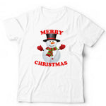 Merry Christmas Snowman Tshirt Unisex & Kids