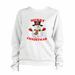 Merry Christmas Snowman Sweatshirt