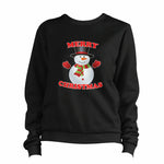 Merry Christmas Snowman Sweatshirt