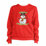 Merry Christmas Snowman Sweatshirt