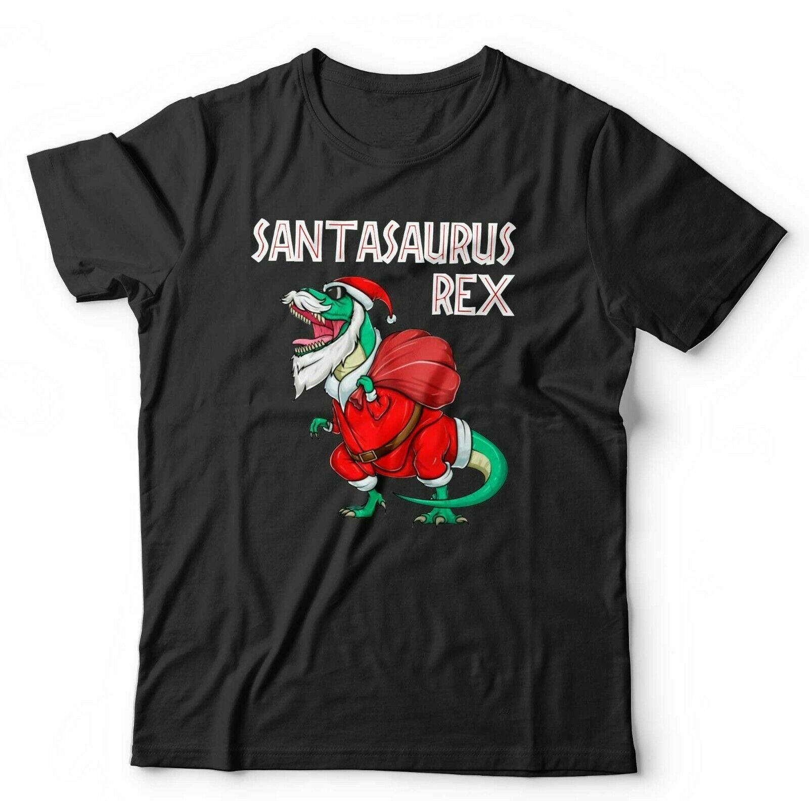 Santasaurus Rex Tshirt Unisex & Kids