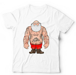 Tattooed Santa Tshirt Unisex & Kids