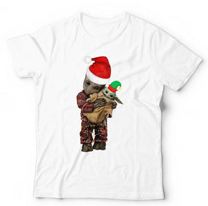 Christmas Baby Groot Baby Yoda Tshirt Unisex & Kids