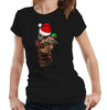 Christmas Baby Groot Baby Yoda Tshirt Fitted Ladies