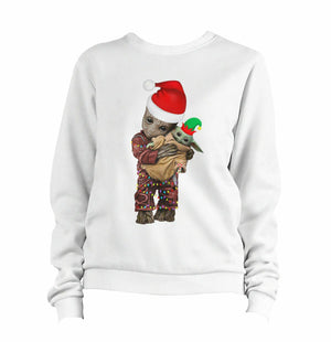 Christmas Baby Groot Baby Yoda Sweatshirt