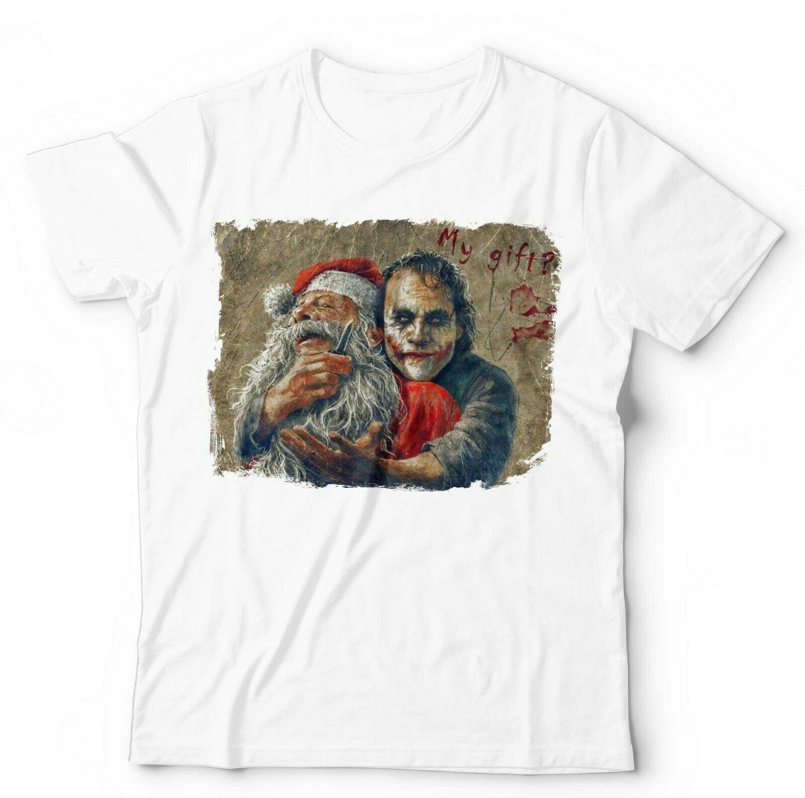 Joker Christmas Tshirt Fitted Ladies