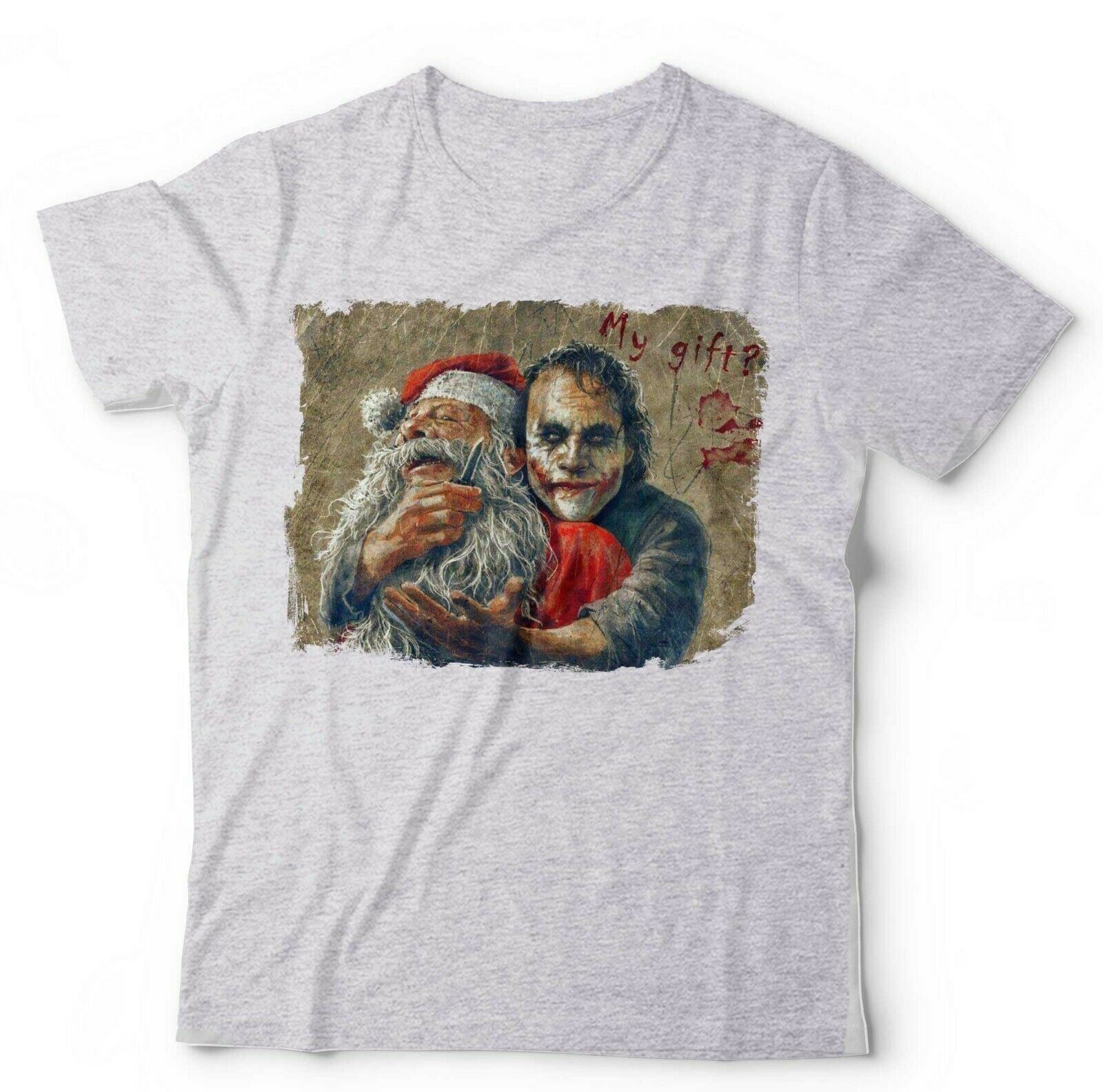 Joker Christmas Tshirt Fitted Ladies