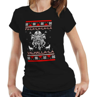 Viking Christmas  1 Tshirt Fitted Ladies