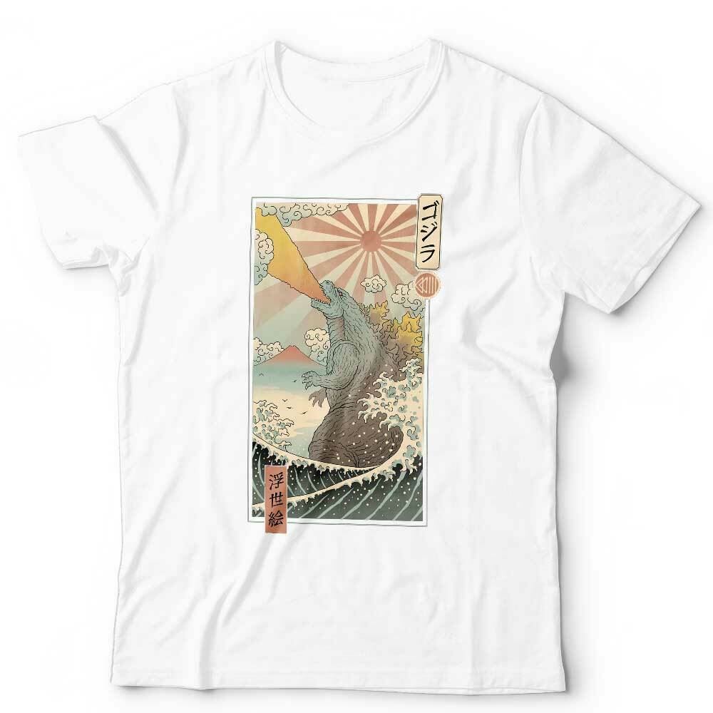 Ukiyo-e Gojira Tshirt Unisex & Kids