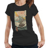 Ukiyo-e Gojira Tshirt Fitted Ladies