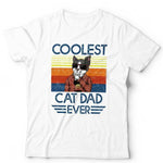 Coolest Cat Dad Tshirt Unisex