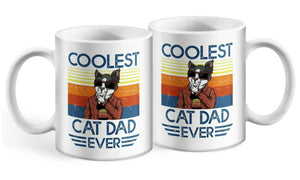 Coolest Cat Dad Mug