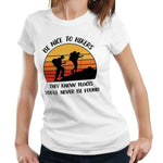 Be Nice To Hikers Tshirt Fitted Ladies