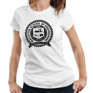 MacGyver School Of Engineering Tshirt Fitted Ladies