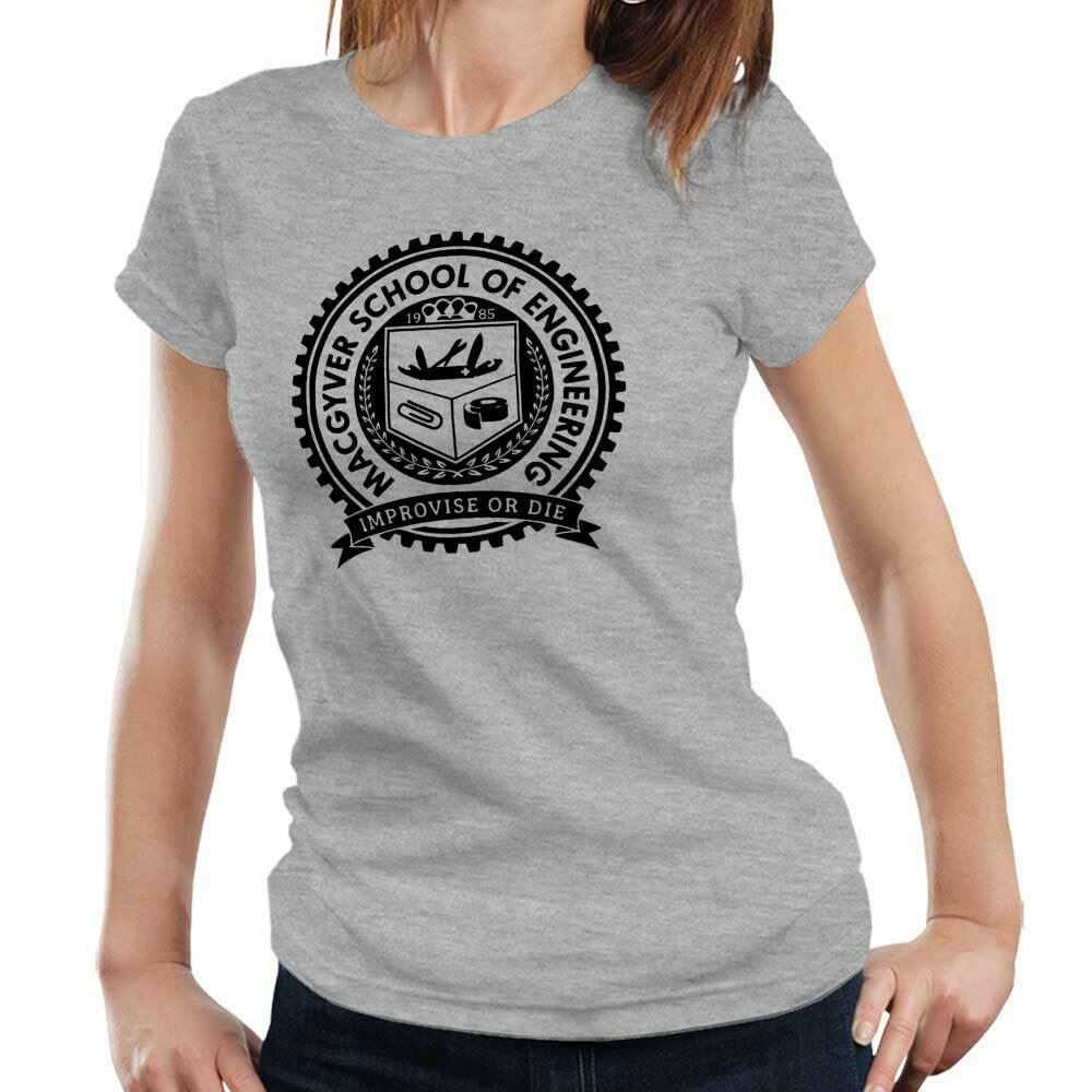 MacGyver School Of Engineering Tshirt Fitted Ladies